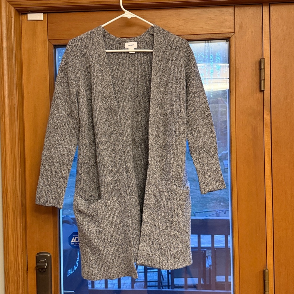 Old Navy Heather Gray Knit Sweater